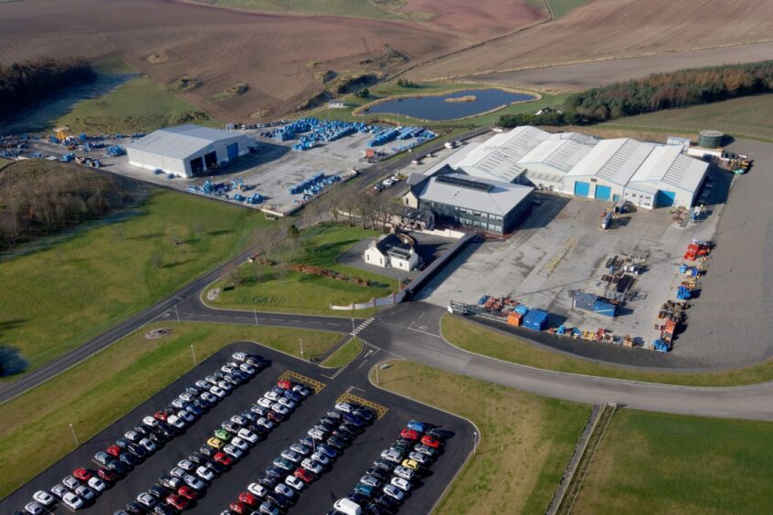 Ace Winches' headquarters at Towie Barclay Works, near Turriff