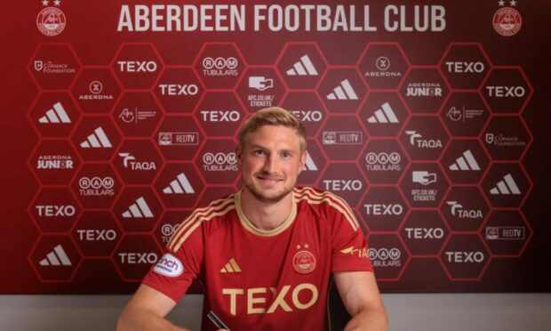 Aberdeen have signed Finnish international defender Richard Jensen. Supplied by Aberdeen FC
