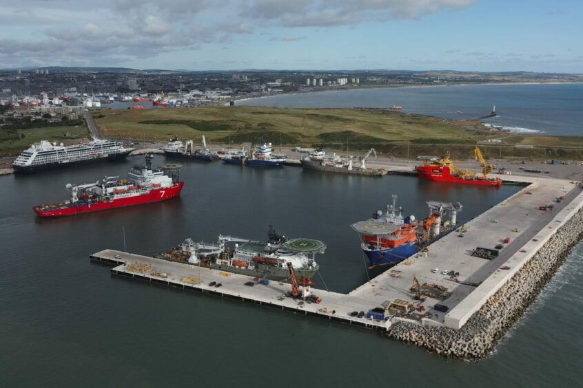 Port of Aberdeen's "gargantuan" south harbour.