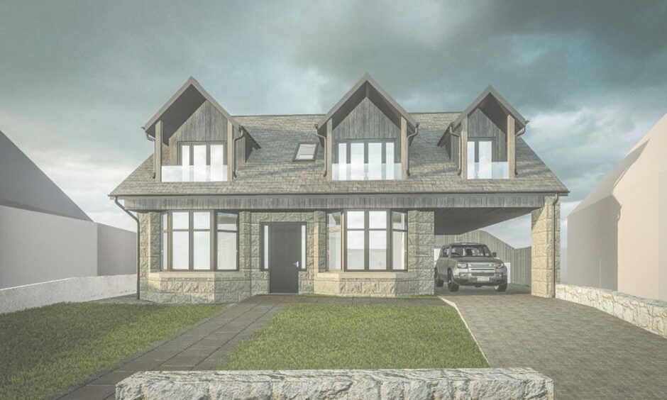 An artist's impression of the Aberdeen home 