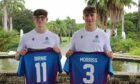 Ben Morriss and Ross Birnie were part of the Scottish men's rugby sevens team which won gold at the Commonwealth Youth Games in Trinidad and Tobago. Image: Team Scotland