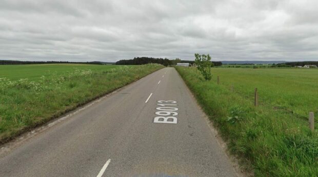 B9013 near Burghead. Image: Google Maps.