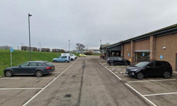 Co-op car park in Lossiemouth. Image: Google Maps.