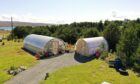 Two Polycrub storm strength polytunnels.