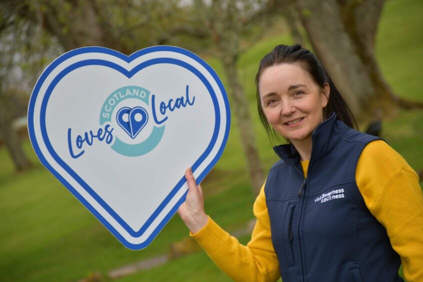 Visit Inverness shows its support for Scotland Loves Local Week.