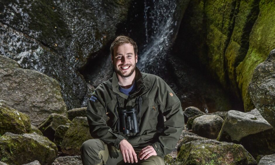 Simon Ritchie, reserve manager at Muir of Dinnet. Image: Darrel Benns/ DC Thomson