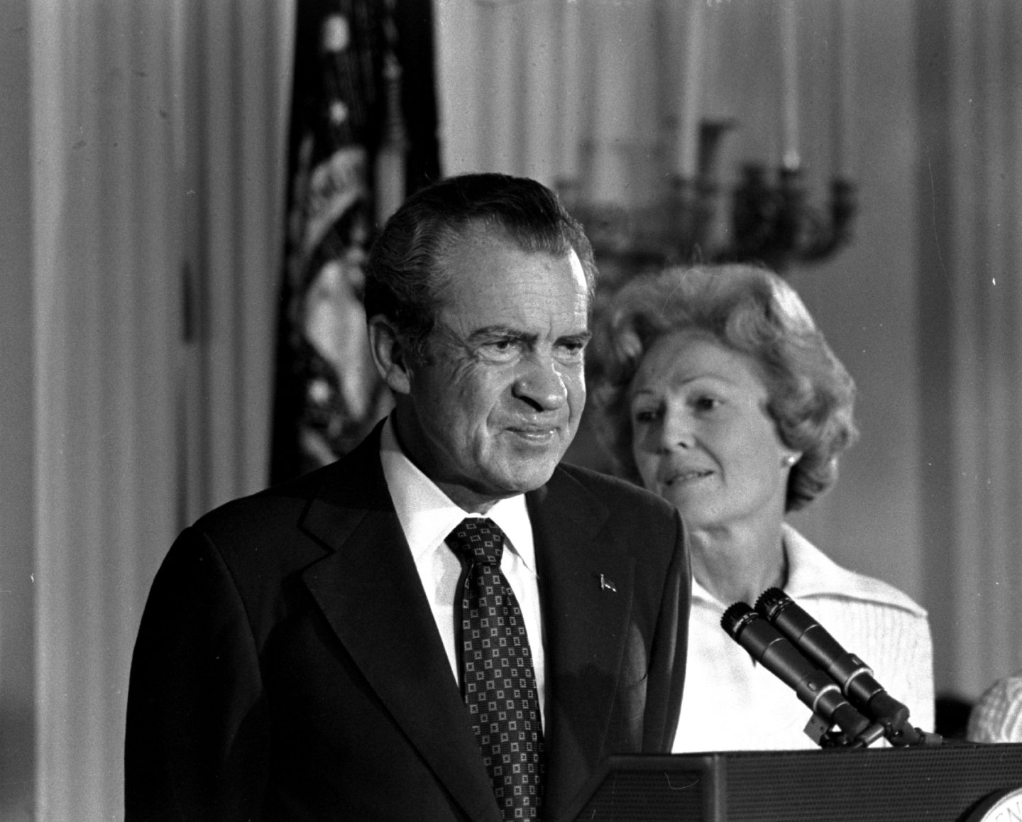 President Richard Nixon and his wife Pat Nixon