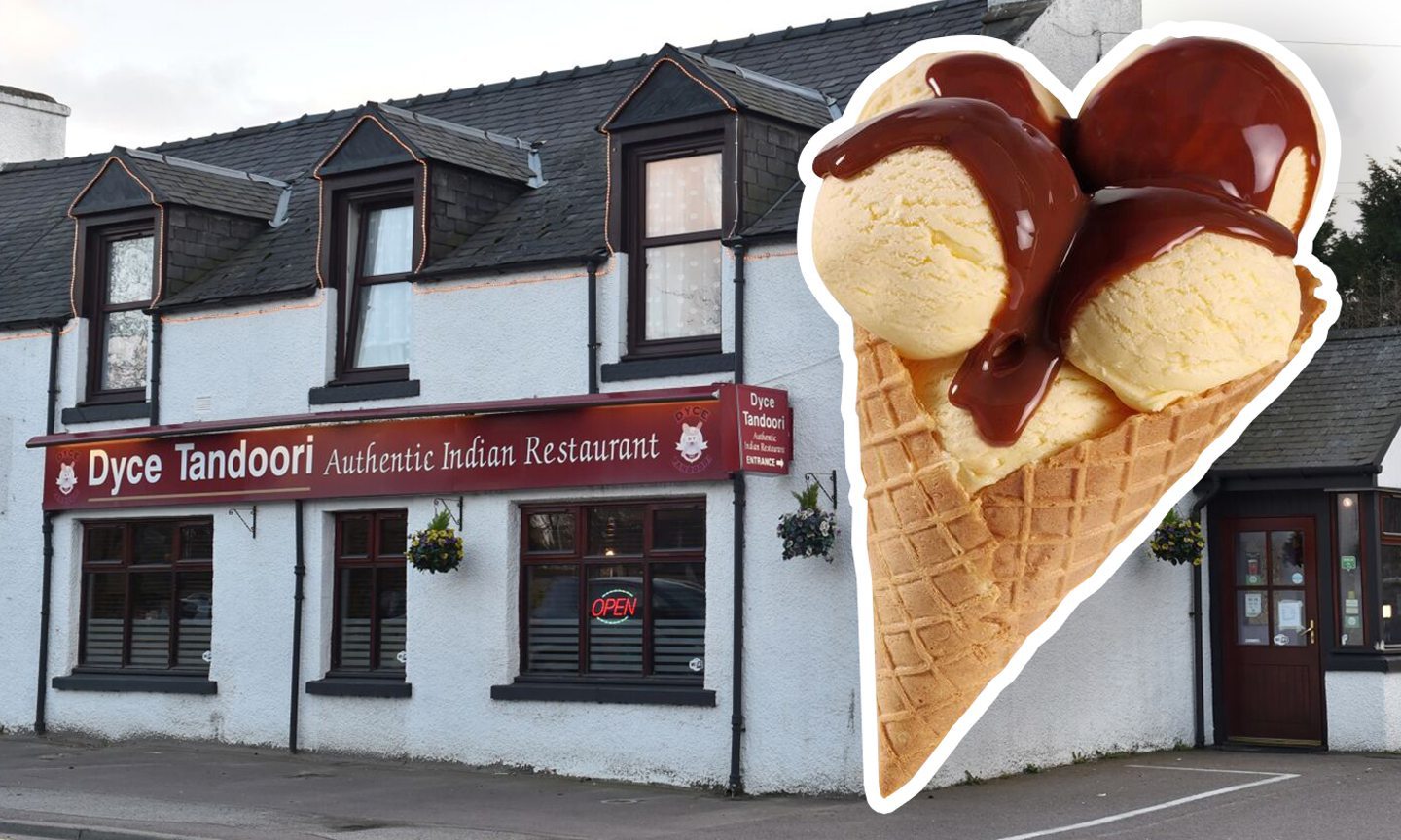The Dyce ice cream shop could open at the Indian restaurant.
