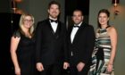 AYP 2019 Ball at Sandman Hotel in Aberdeen. Pictured are Alyson and Ryan Machado, Mike and Jen Beavers. Image: Kenny Elrick/DC Thomson