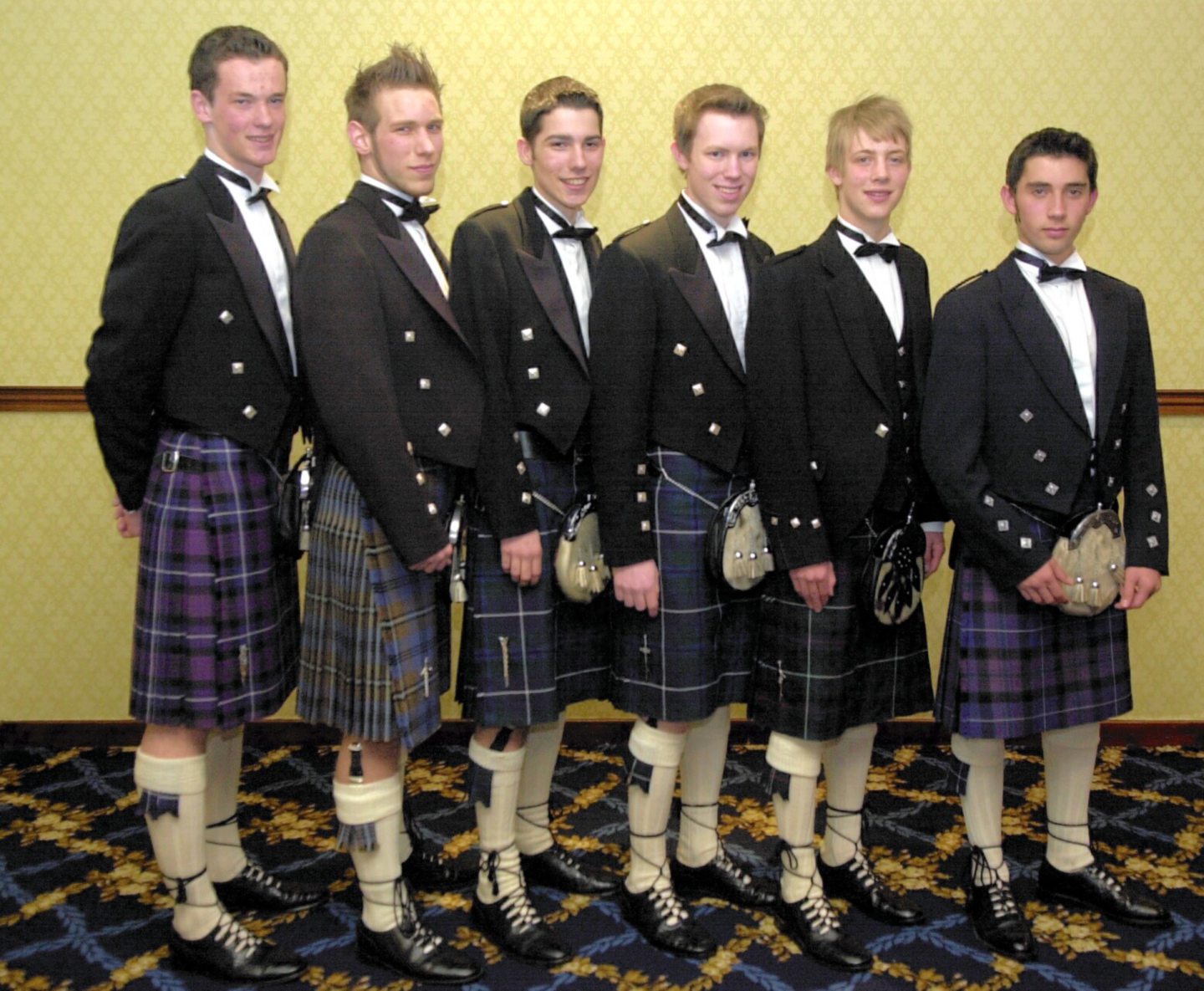 Boys at the the Grammar School prom in 2005.