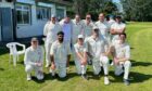 Elgin Cricket Club ahead of a match against Forres St Lawrence in July. Image: Elgin Cricket Club.