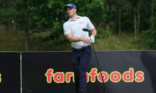 Aberdeen golfer David Law in action at the Farmfoods Scottish Challenge.  Image: Five Star Sports Agency.