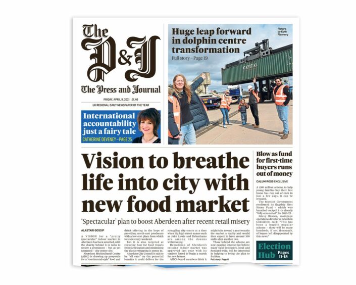 The P&J revealed the Aberdeen Multicultural Centre and Aberdeen Climate Action's plans for an indoor produce market in April 2021.