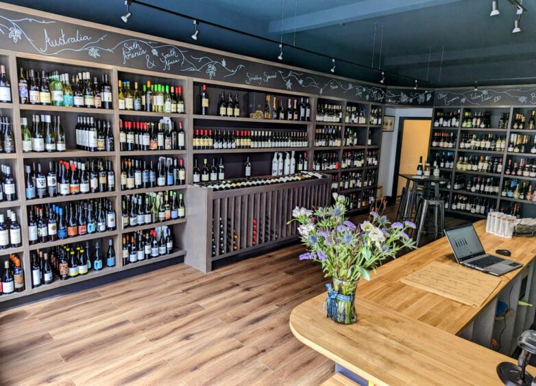 The Grapemongers, a wine shop to visit in Nairn