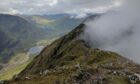 Aonach Eagach or Eagle's Ridge in Glencoe. Image: Ashley Stewart.