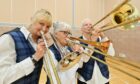 Fun at rehearsals with Elgin City Band. Image: Jason Hedges / DC Thomson