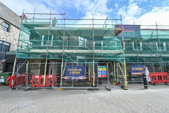 Granary in Elgin undergoing a major refurbishment.
Image: Jason Hedges/DC Thomson