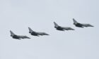 Two Typhoons will fly over Oban. Jason Hedges/DC Thomson