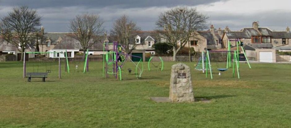 Ian Johnston Park, which was suggested as an alternative place for the Buckie outdoor gym by locals.