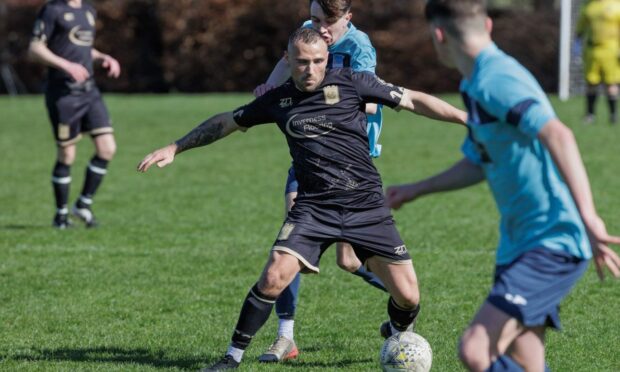 Loch Ness midfielder Josh Race is chasing more silverware this season. Image: Loch Ness FC/David Jefferson