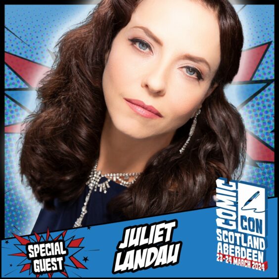Juliet Landau, who is also set to attend the event at P&J Live in Aberdeen.