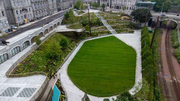 Union Terrace Gardens from above as our gallery shows how it has changed.