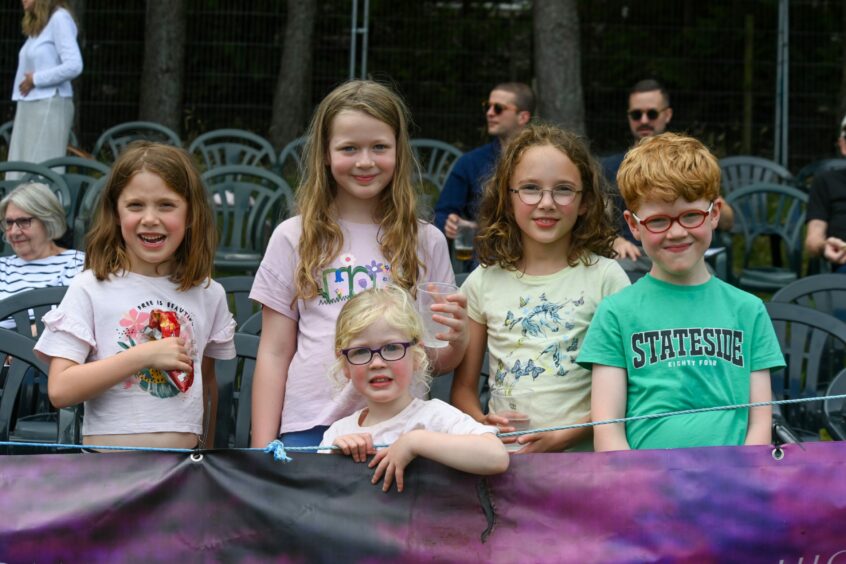 Children at Ballater Highland Games 2023