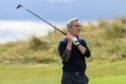 James Nesbitt playing Trump International Golf Links. Image: Kenny Elrick/DC Thomson.