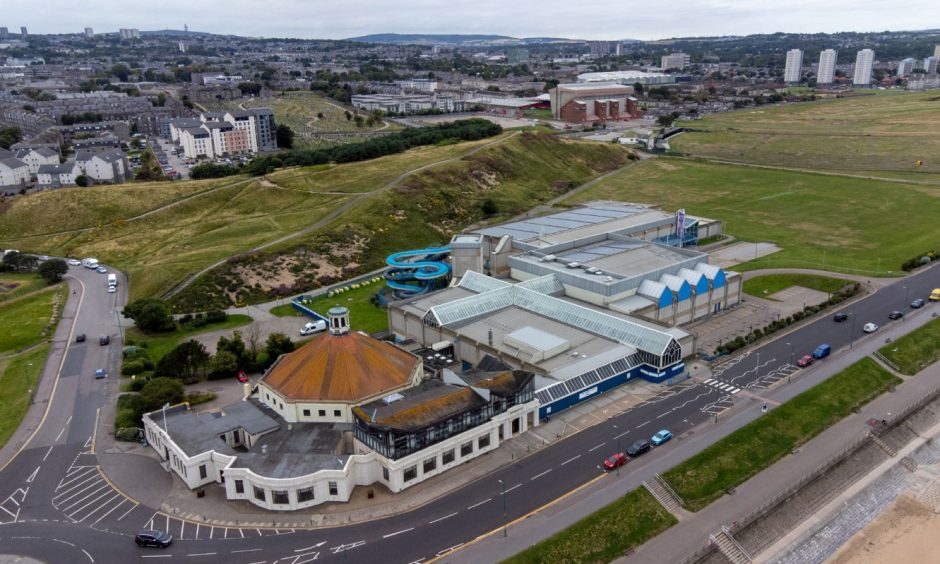 Broadhill is a popular spot for walkers to take in the scenic sea view. Image: Kenny Elrick/DC Thomson