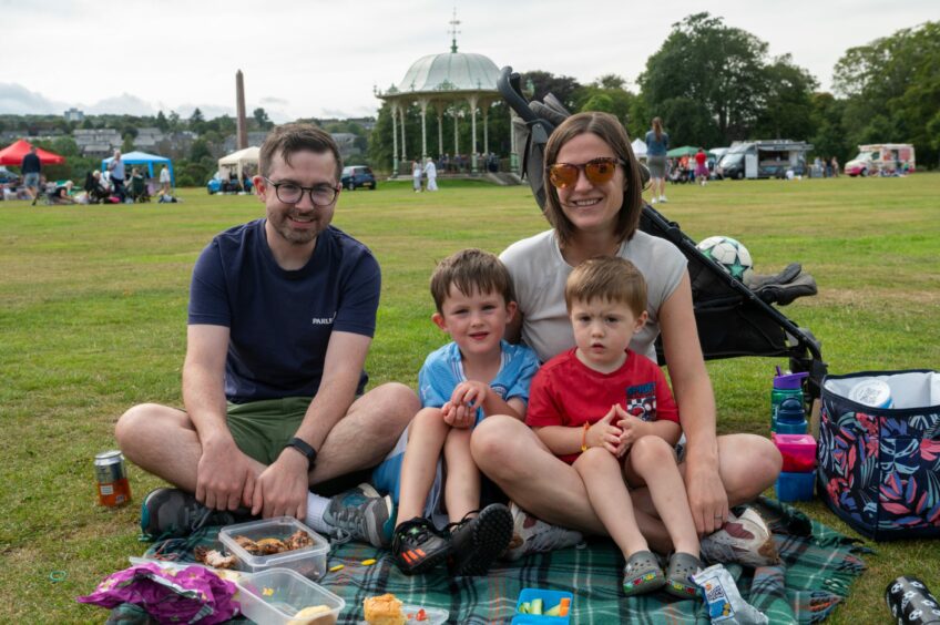 Family at the park.