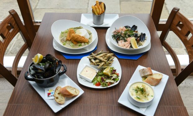 A veritable feast is on offer at The Captain's Table in Stonehaven. Images: Kenny Elrick/DC Thomson