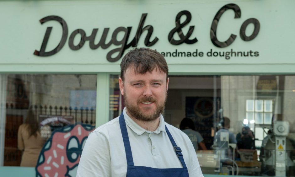 Stuart has been working seven days a week to make sure Dough and Co is a success. Image: Kenny Elrick/DC Thomson