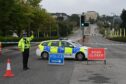 Wellington Road in Aberdeen was closed off in the wake of the knife attack.