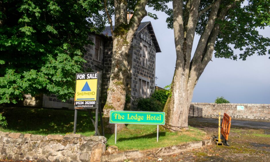 The Lodge Hotel in Old Rayne was up for sale for a number of years.