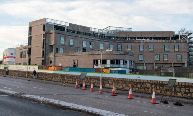 Baird Family Hospital is currently under construction. Image: Kami Thomson/DC Thomson.
