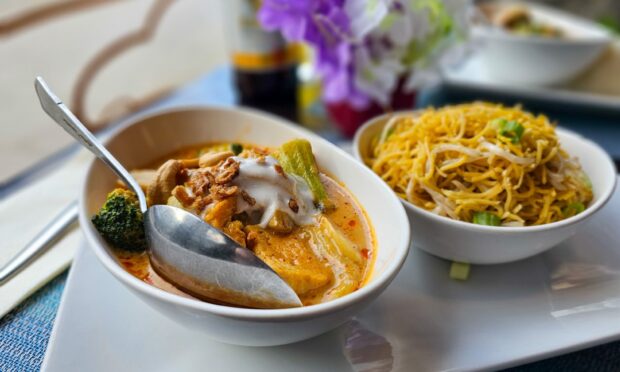 Massaman Curry at Kin Kao Thai Restaurant in Aberdeen