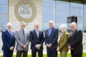 TEAM: Alastair Logan, Alistair Donaldson, Robin Gray, Rev Gary J McIntyre, Maimie Paterson and James McLaren.