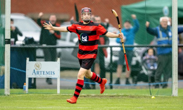 Matthew Sloss will miss the rest of Oban Camanachd's season. Image: Neil Paterson