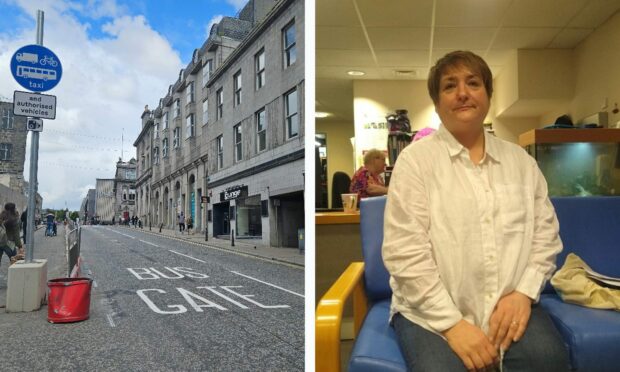 Katrina Michie, the head of an Aberdeen disabled charity is among those speaking out against the bus gates.