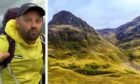 Jaroslav Ringart died in the Three Sisters of Glencoe area, near Ballachulish. Images: Facebook/Shutterstock
