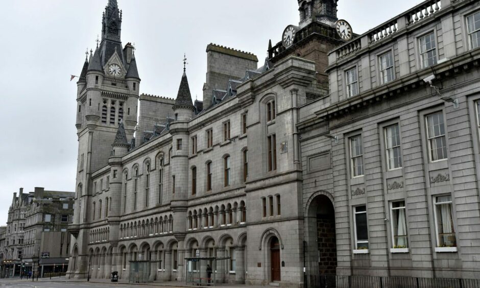 Aberdeen Sheriff Court in Aberdeen where Kirsty Sutherlnad was conviced of offences in February 2023. .
