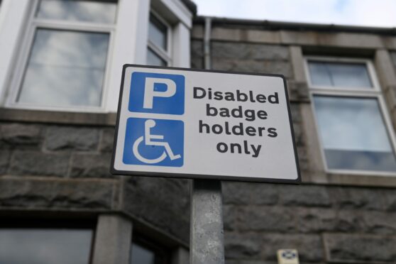 Moray Council failed to issue bills for 1,200 disabled parking permits over a two year period. Image: Paul Glendell/DC Thomson