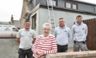 Roof repair in Boddam was completed by local tradesmen who stepped in to help.