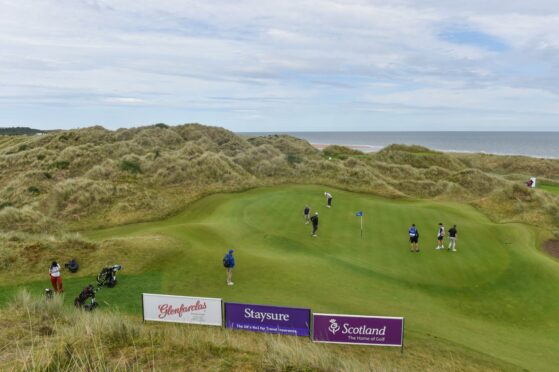Executive vice president Sarah Malone said one of the key features of the course is their "spectacular dunes." Picture shows Trump International Links golf course Supplied by Trump International Scotland.