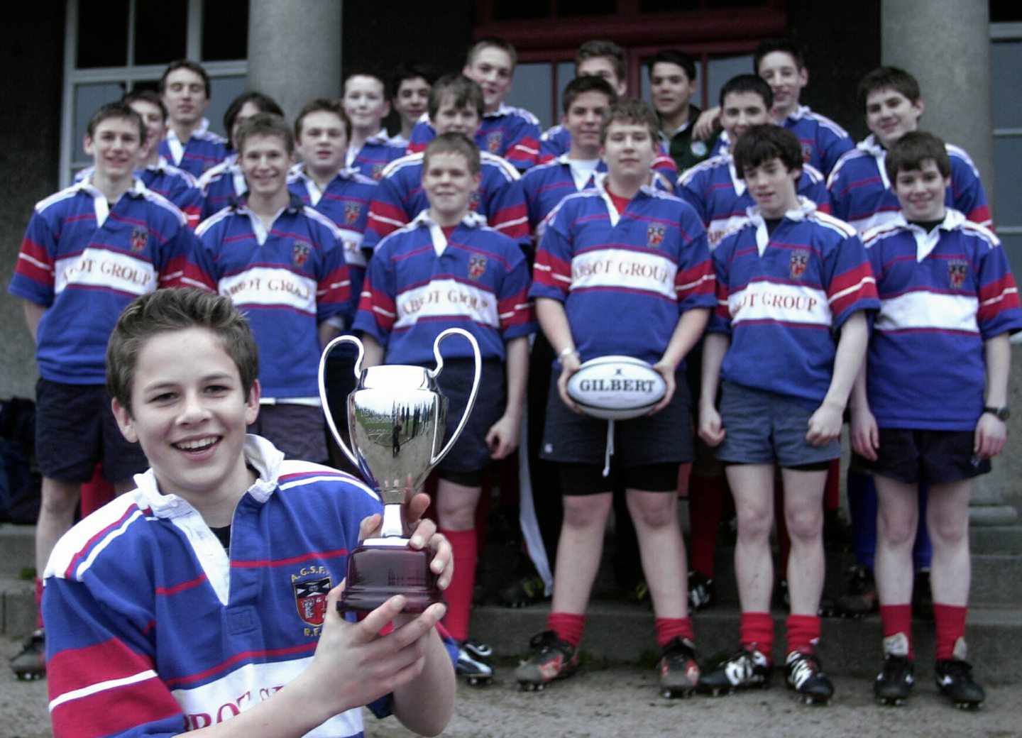 The team with the under 15's Caledonia cup won in Perth in 2003.