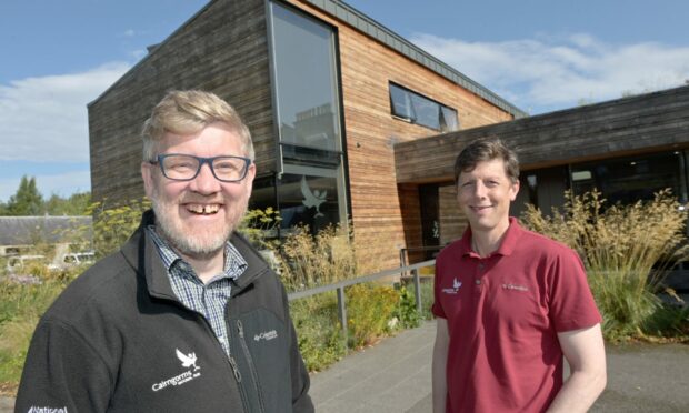 Grant Moir, chief executive, and Gavin Miles, head of strategic planning at the park authority's HQ in Grantown. Image Sandy McCook/DC Thomson