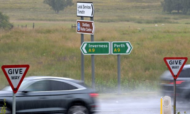 The timetable to finish the A9 is due. Image: Sandy McCook / DC Thomson