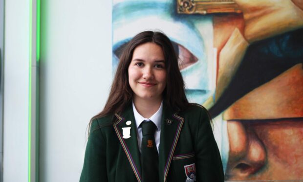 Rachel Gallagher completed a remarkable school journey by winning a place at Oxford University. Image: Albyn School
