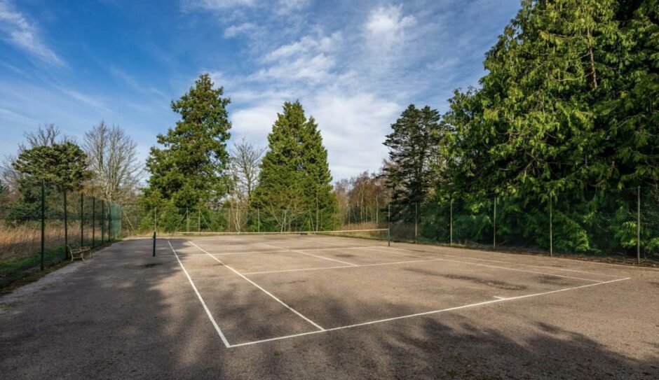 Tennis court that owners would have access to.