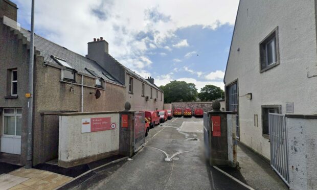 The suspicious package was intercepted at the Kirkwall delivery office. Image: Google Maps.